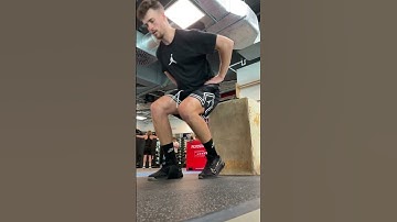 BOX Split Stance Depth Drop to Split Stance Squat Jump