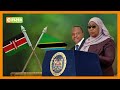 Tanzania President Samia Suluhu starts her two-day state visit in Kenya