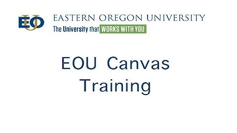 Creating an Assignment in Canvas