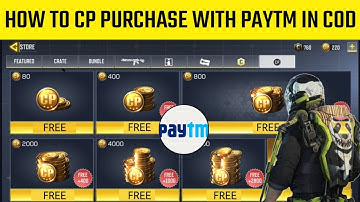 How To Buy CP In Call Of Duty Mobile Simple Method With Explain | Paytm Se Kasiy Buy Kare CP Coins