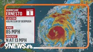 Ernesto heading towards Bermuda Guide