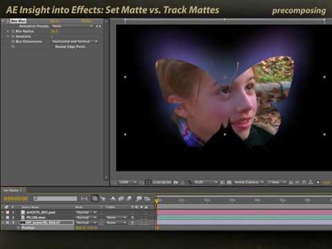 After Effects Classic Course: Set Matte versus Track Matte