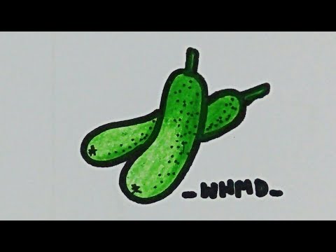 วีดีโอ: วิธีการวาดแตงกวา