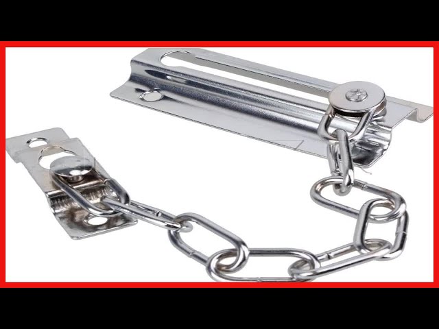 Chain Lock Guard Anti-theft Door Lock HOME MASTER Chain Door Guard 4-Pack - Steel ...