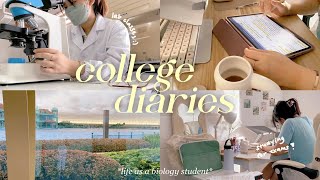 uni vlog | life as a college student *biology major edition* 🐣