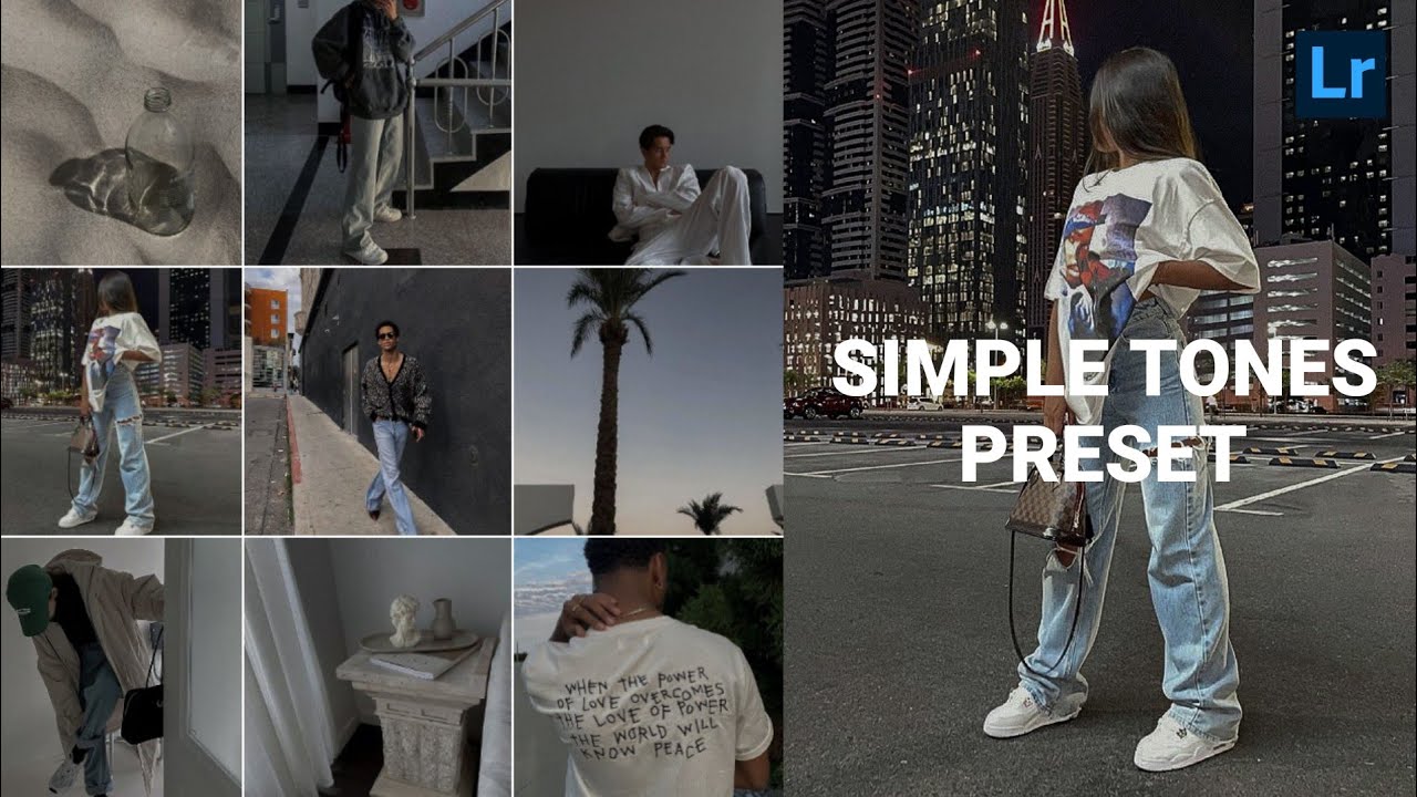 Simple Tones preset | Instagram feed | lightroom presets
