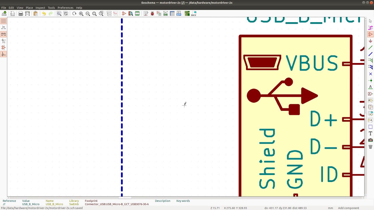 KiCad Schematic Design #32: sketching up the USB port the schematic - YouTube