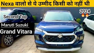 ❤️Maruti suzuki grand vitara zeta smart hybrid nexa 2024 second top model price 14 lakh review video