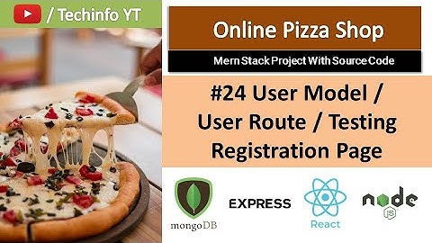 #24 Creating User Model And Route Also Testing | Mern Project Tutorials(Hindi/Urdu)