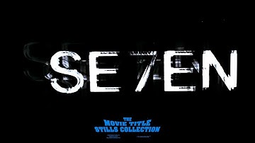 Se7en (1995) title sequence