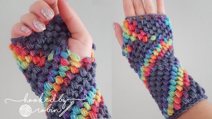 45+ Easy Crochet Fingerless Gloves Patterns - Stitch11