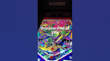 Scorpion Visual Pinball VPX - Virtual Pinball #pinball #virtualpinball #vpx #scorpion  #arcade