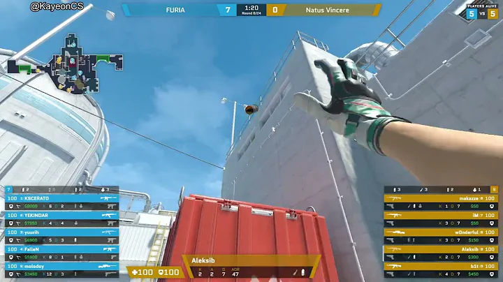 Aleksib Demo ( 6-13 ) Natus Vincere vs FURIA ( NUKE ) POV | StarLadder Budapest Major 2025