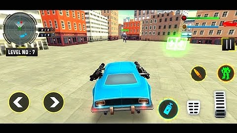 Lion Robot Car Transforming Games - Robot Shooting - Android Gameplay Part 3