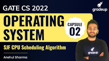 SJF CPU Scheduling Algorithm | Operating Systems | Concept Capsule 02 | Anshul Sharma | Gradeup