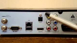 And again OPENBOX S6 pro+HD. Back panel, all connectors and connections. screenshot 5