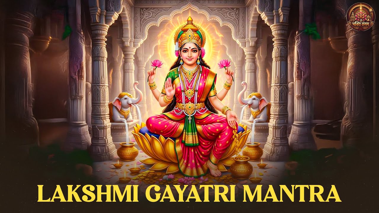 Sri Lakshmi Gayatri Mantra 108 Times | Powerful Mantra For Wealth & Luxuries | लक्ष्मी गायत्री मंत्र