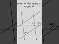 Parallel lines + angles = fun challenge 🎯