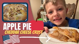 🇺🇸 Apple Pie with a Cheesy Surprise! | Food 184 of 1000