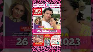 ❤️ Revista Diez Minutos 26 Julio: Tamara, Falcó, Marta, Chávarri, Joaquín Prat, Sofía Mazagatos