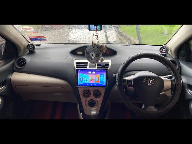 Install Android Player 2ram 32gb DSP + AHD Reverse Camera + Full Range Speaker | Toyota Vios NCP93 class=