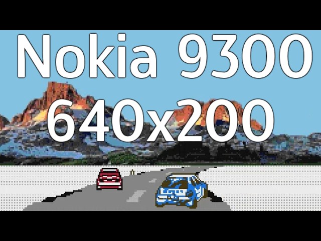 V-Rally Nokia 9300 [640x200] SYMBIAN GAME (TomTom 2002) FULL
