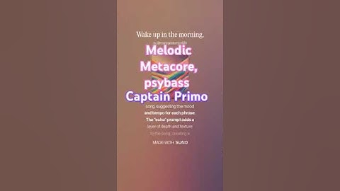 Thumbnail of Wakeup in the Morning # psybass, melodic metacore