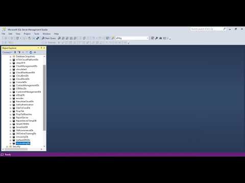 Restore Database from .bak file in SQL Server
