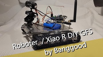 Xiao R DIY GFS WiFi Wireless Video Control Robot Vehicle - Arduino UNO by Bangood