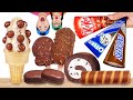 Chocolate Ice Cream Mukbang 초콜릿 아이스크림 먹방 DONA 도나 