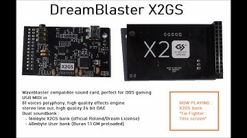 DreamBlaster X2GS : Tie Fighter Theme