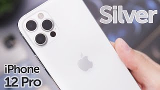 Silver iPhone 12 Pro Unboxing \& First Impressions!