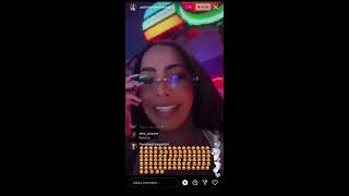 Yailin la más viral en instagram live #yailinlamasviral #instagramlive #anuelaa