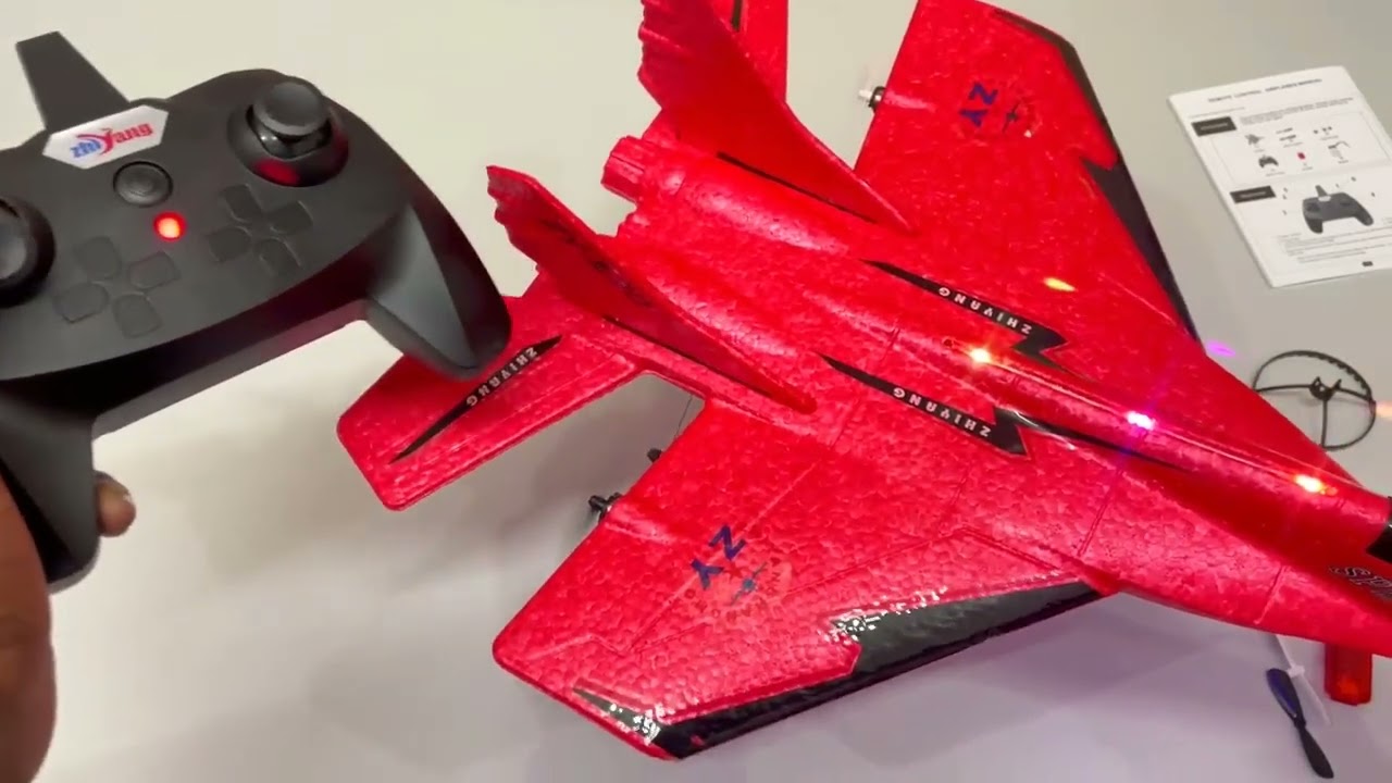 RC Fastest Fighter Jet ZY530 Unboxing & Flying Test