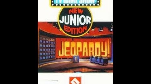 Jeopardy! Junior Edition DOS Game 3/24/25