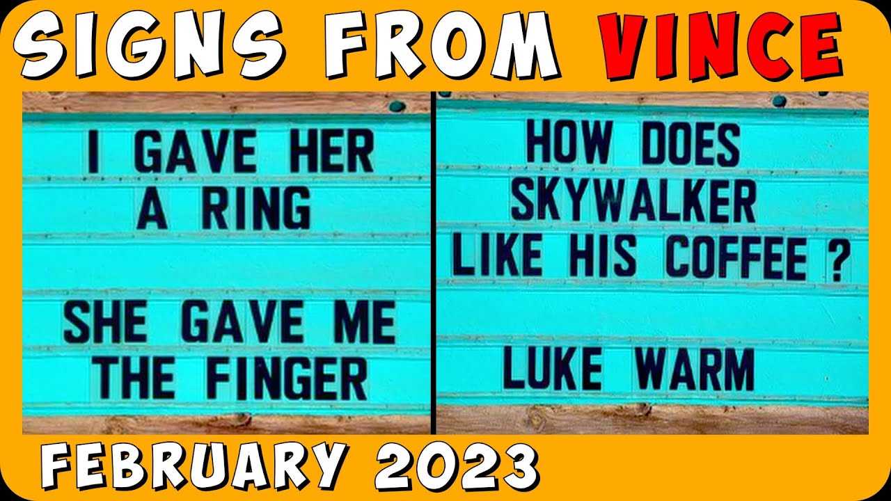 Someone in Colorado is putting up the funniest signs, and the puns are priceless: from February2023