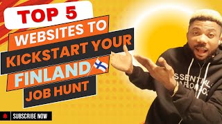 TOP 5 Websites to Kickstart Your Finland JOB Hunt l #employment  #jobsinfinland #jobseekers