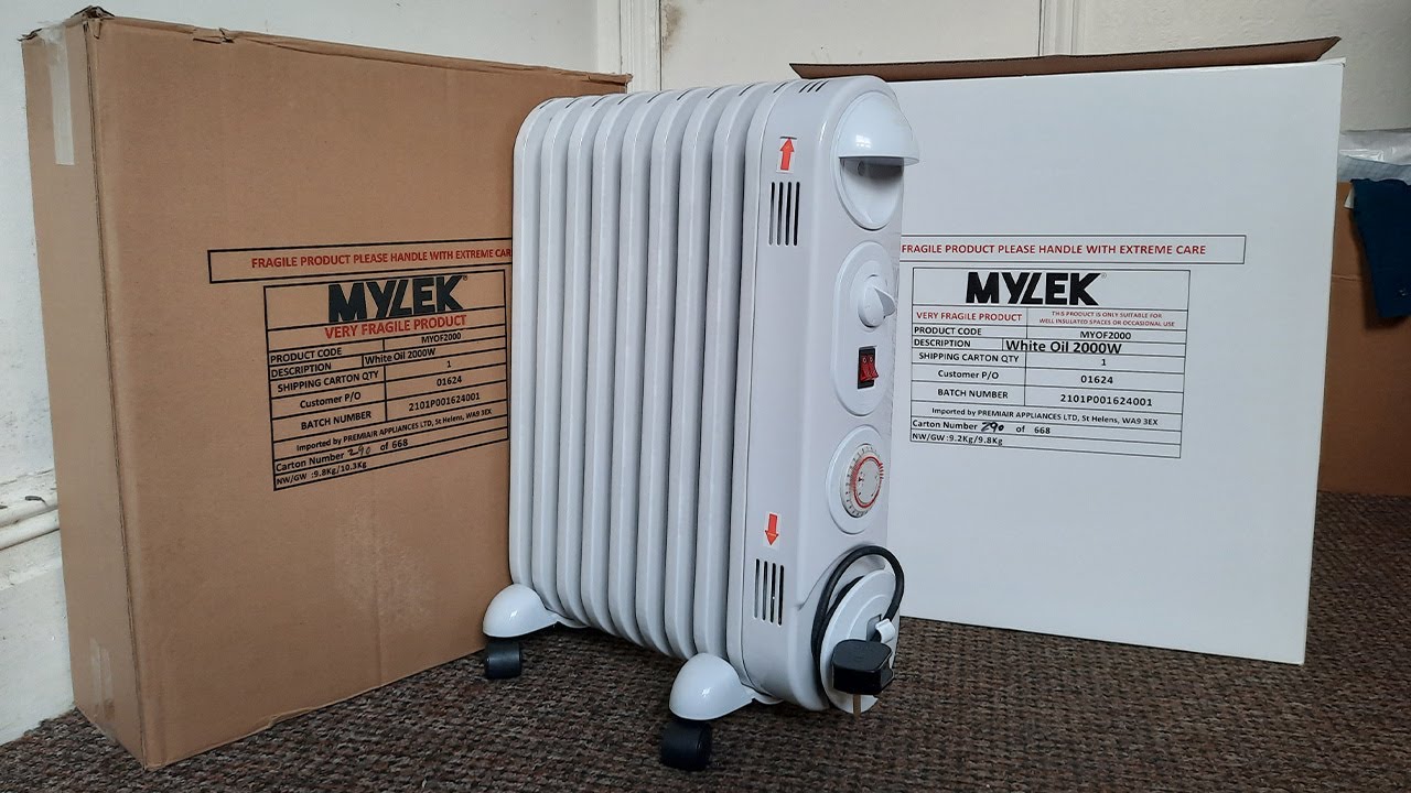 Best Oil Filled Radiator Heater in UK | 2000w Oil Filled Radiator Heater -  YouTube