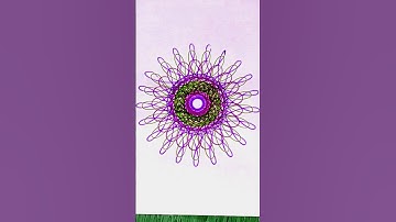 Three stars school work spirograph design making🥺#shorts #trending #satisfying #asmr #spirograph