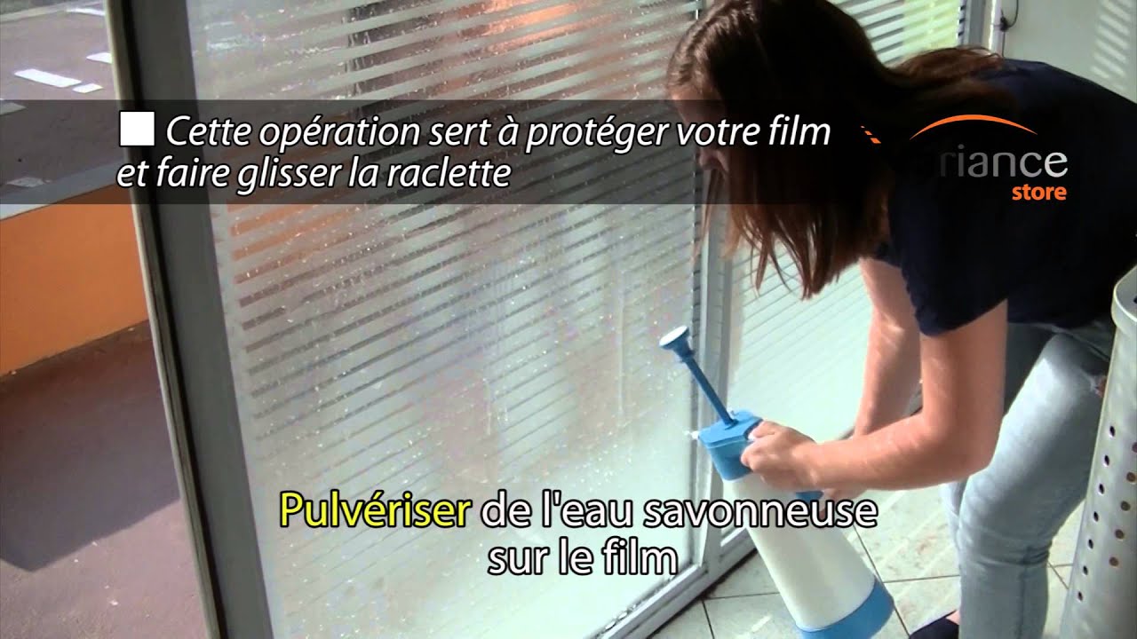 Tuto - Pose facile film pour vitre Variance Store