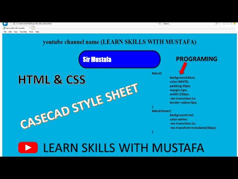 HTML CSS Website Design Tutorial For Beginners | Sir Mustafa | ONLY INTERFACE