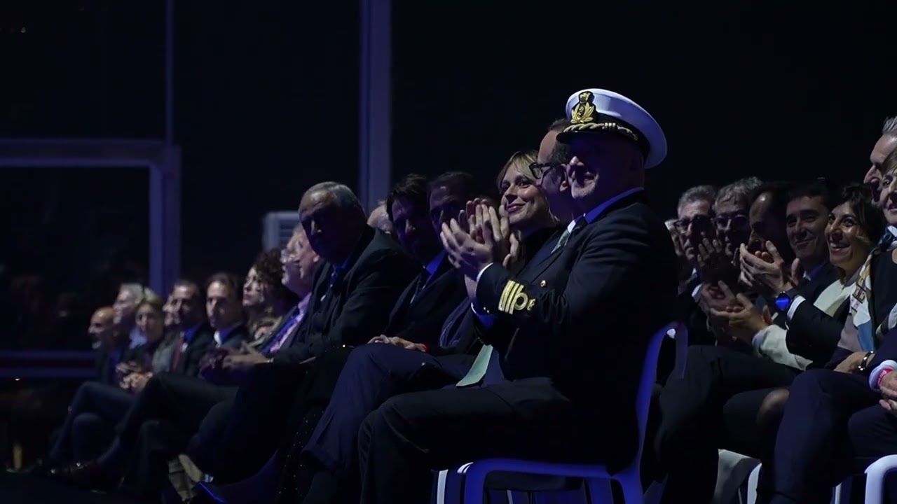 cerimonia di battesimo di GNV Virgo