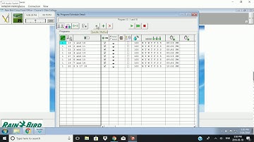 Rainbird Cirrus How to (Set programs with water windows) Narrated by Dexter