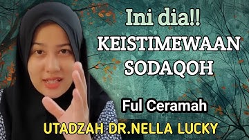 Latest!! Benefits of Charity || Ustadzah Dr. Nella Lucky