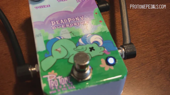 the Dead Pony tightening up the low end of a Mesa dual rectifier