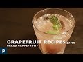 ASMR グレープフルーツジュースとベイクドグレープフルーツのレシピ  Grapefruit recipes