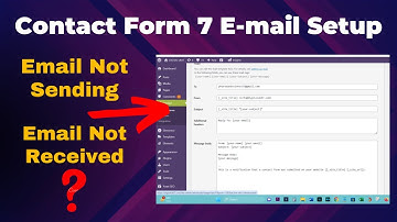 Contact form 7 email settings in hindi || contact form 7 not sending email  and not receiving email