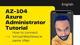 How to connect Virtual Machines in same VNet (English) | Azure Administrator Tutorial |RealParamjeet