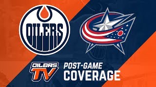 ARCHIVE | Oilers Post-Game Interviews at Blue Jackets