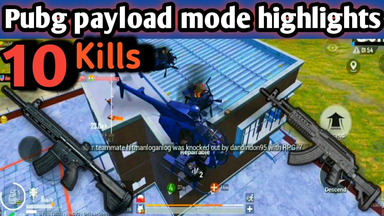 PUBG MOBILE | PAYLOAD MODE INSANE GAME WITH GRENADE & ROCKET LAUNCHER